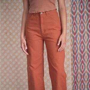 Mollusk California Painter Pants Cognac Women’s Size XS